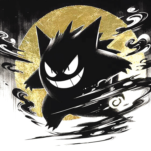 Gengar Jap – 30 x 30 cm