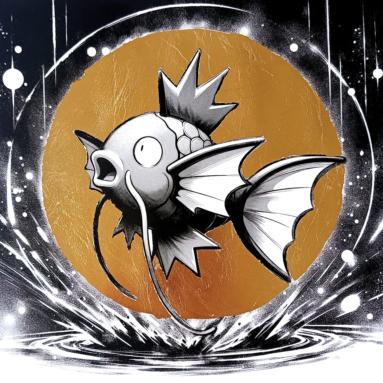 Magikarp – 30 x 30 cm