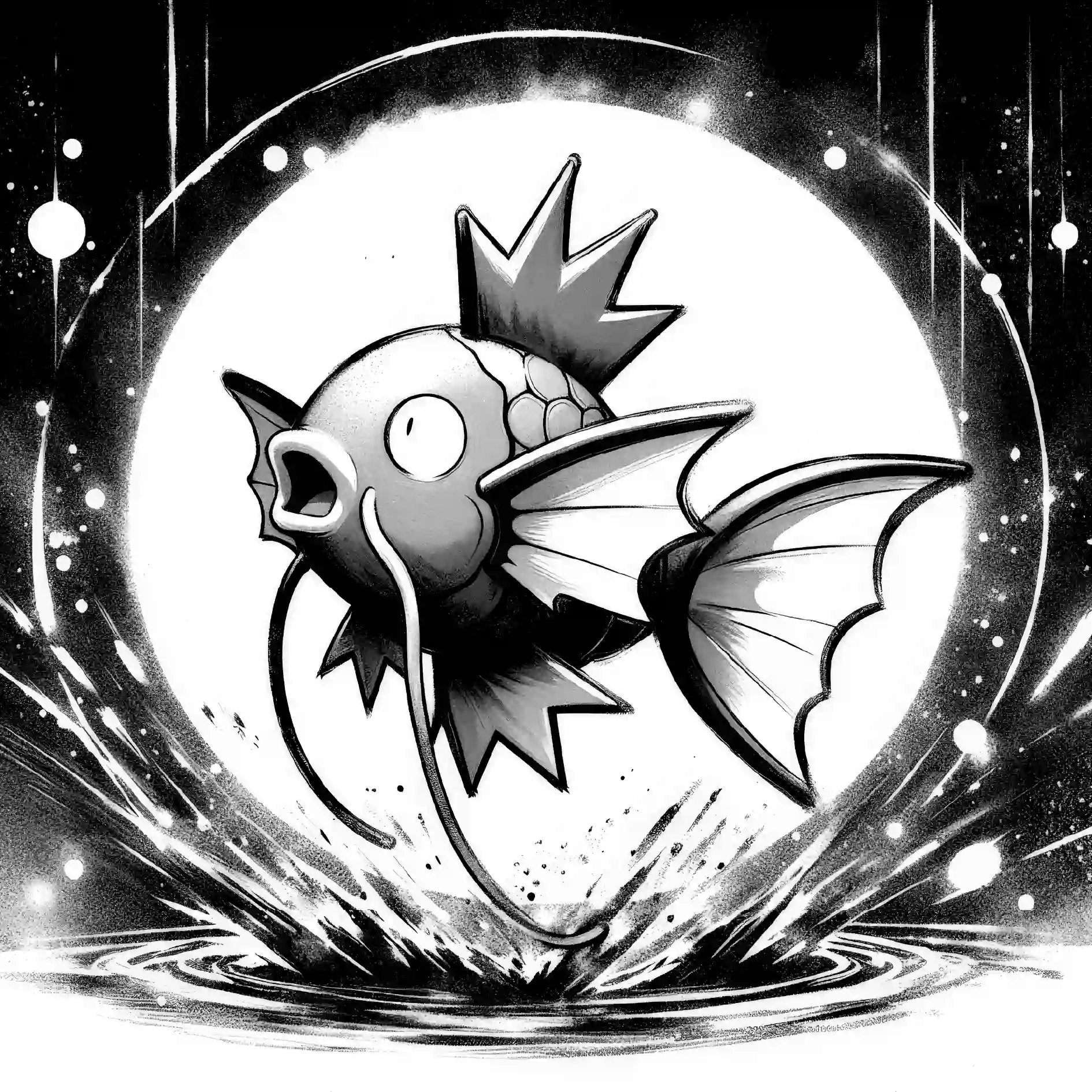 Magikarp – 30 x 30 cm - immagine 3