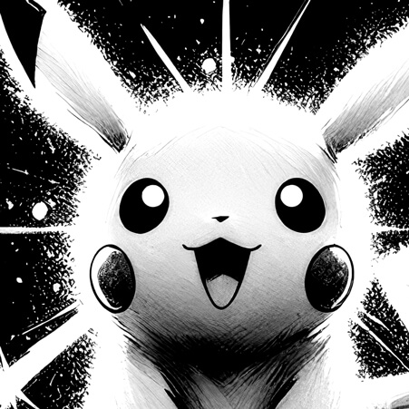 Pikachu Flash – 30 x 30 cm - immagine 4