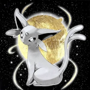 Espeon Dark Galaxy – 30 x 30 cm