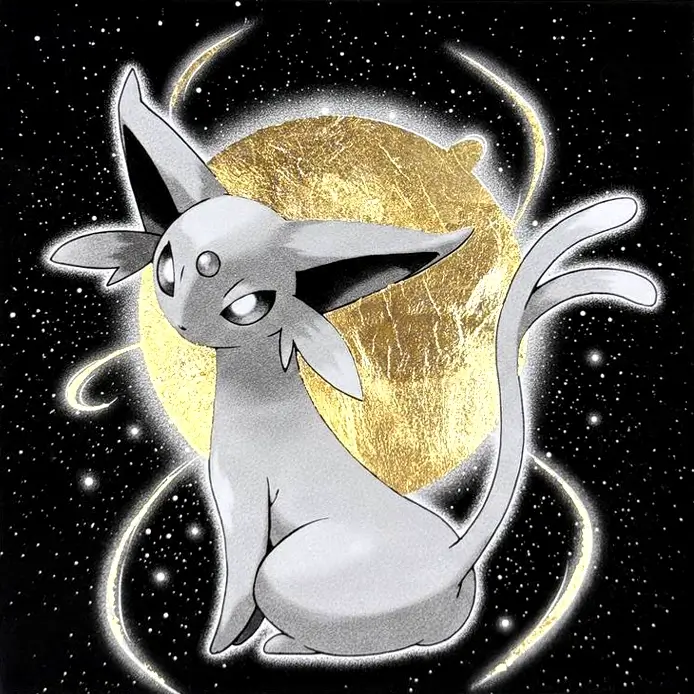 Espeon Dark Galaxy – 30 x 30 cm