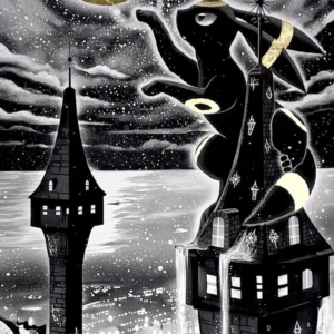 Umbreon Evolving Skies – 30 x 40 cm