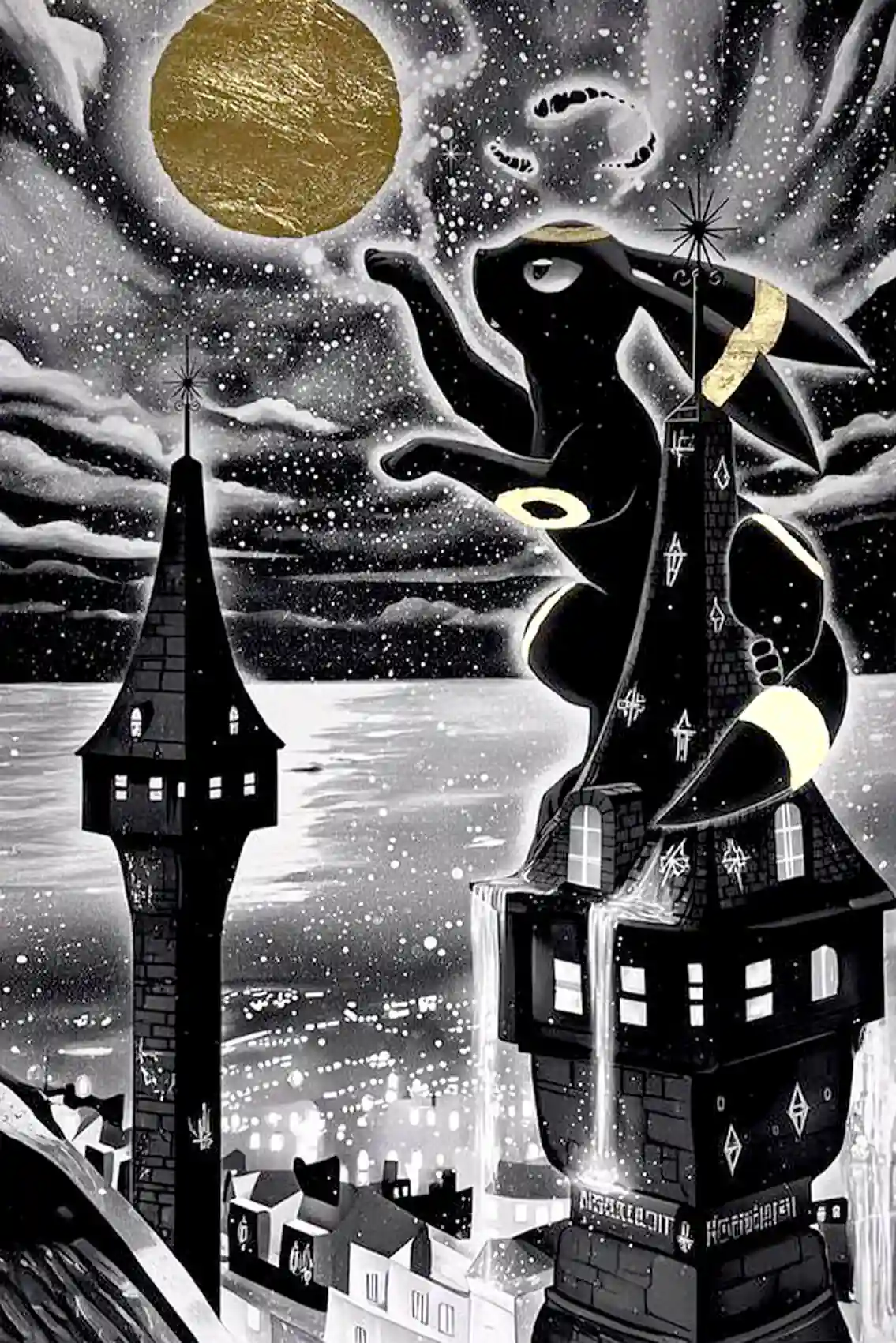 Umbreon Evolving Skies – 30 x 40 cm