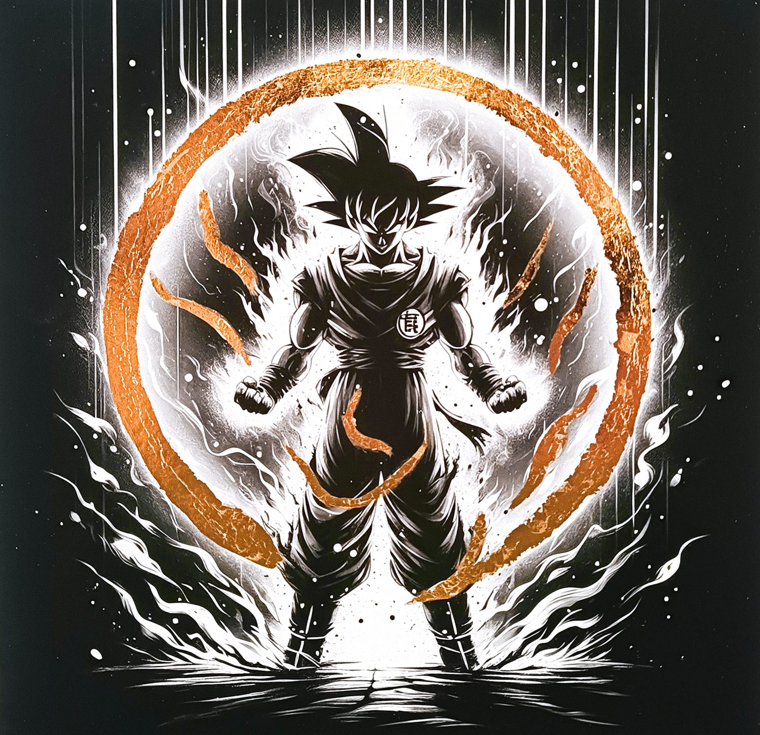 Goku Aura – 30 x 30 cm