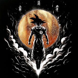 Goku Luna – 30 x 30 cm