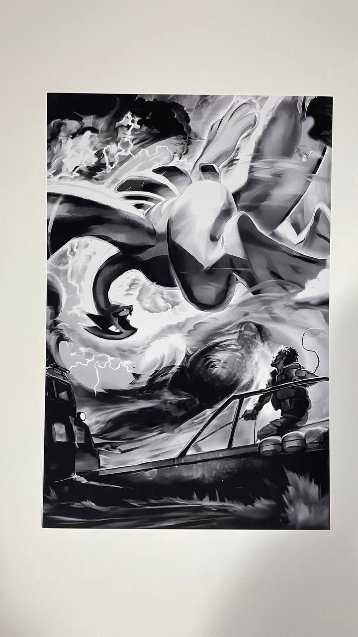 Lugia Silver Tempest – 30 x 40 cm