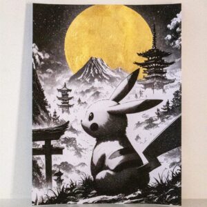 Pikachu Dark Galaxy – 30 x 40 cm