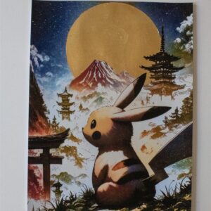 Pikachu Fuji Color – 30 x 40 cm